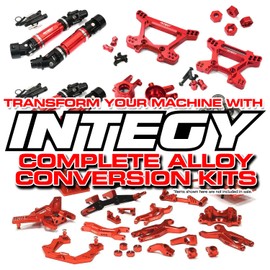 Integy Upgrades for Losi, Alloy Machined Main Gearbox Housings for 1/18 Mini-T 2.0