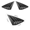 venveal Rear Side Window Louvers Compatible with Hon-da Accord 2023-2025