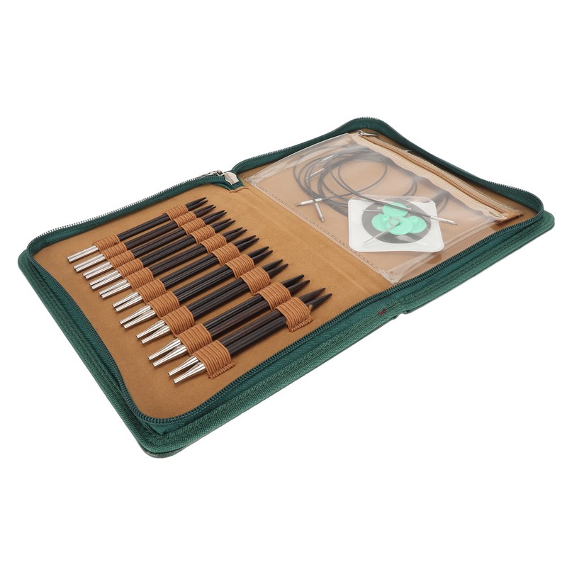 Interchangeable Circular Knitting Needles Set with 10 Different Size Crochet