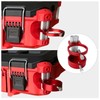 JMSMSH Toolbox Broom Holder Mount Set of Two (Red)
