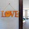 LOVE Frame Wall mounted Clock Hanging Wall Clock Living Room