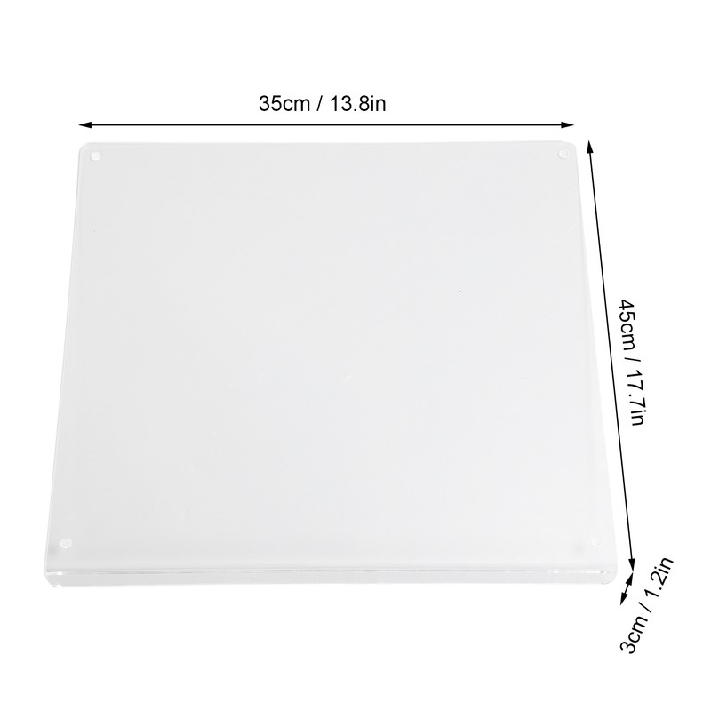 Acrylic Cutting Board Non Slip Clear Cutting Board with Counter