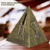 Egyptian Pyramid Piggy Bank Delicate Tourist Souvenir Money Box (Bronze