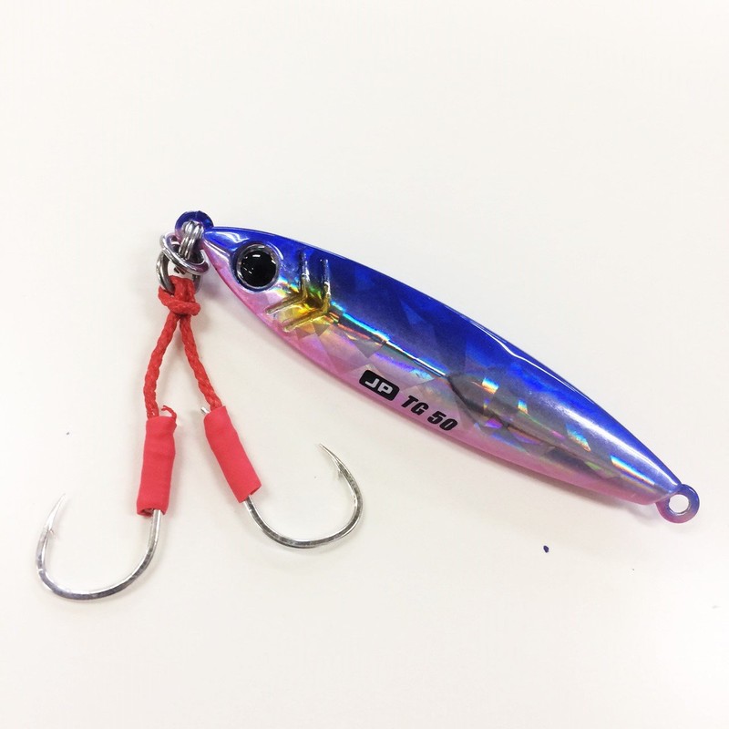 Major Craft TG50g/JPTG-50#4 Metal Jigpara Fishing Lure, #4 Blue Pink
