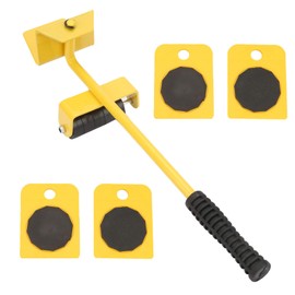 Furniture Transport Set, Heavy Duty Furniture Moving Dolly, 4 Pcs Furniture Slider Kits with Universal Wheel, Wheeled Furniture Porters for Sofa, Refrigerator, Cabinet, Easy Safe Moving