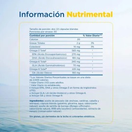 Nordic Naturals Suplemento Complete Omega 565mg, 60 Cápsulas sabor Limón