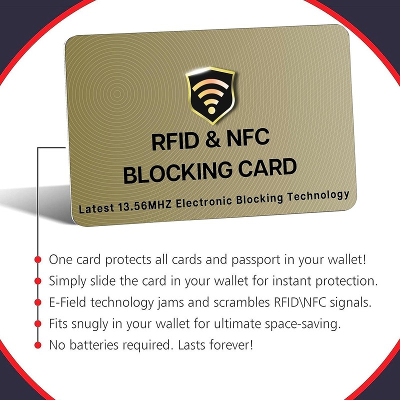 SaiTech IT 20 Pack RFID Blocking Cards One Card Protects