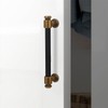 POVEFONK 10 Pack 5 inch(128mm) Black and Antique Brass Kitchen