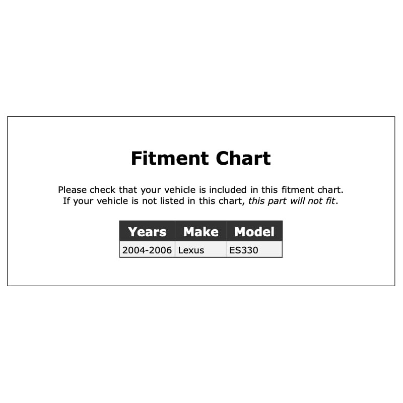 Engine Cylinder Head Temperature Sensor Connector Compatible With Lexus ES330