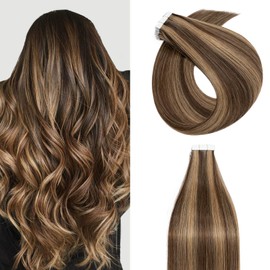 20 + 40 Pieces Real Hair Tape Extensions