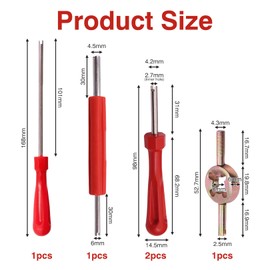 5 Pack Ventilausdreher,Autoventil Schlüssel,Reifenventilentferner,Ventildreher Reifenventil Werkzeug,Ventilausdreher Autoventil,Werkzeug zum Entfernen von Ventilkernen für Fahrrad Autos und Motorräder