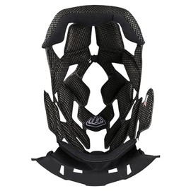 Troy Lee Designs D4 Poly Headliner; Solid Black 2X (63CM)