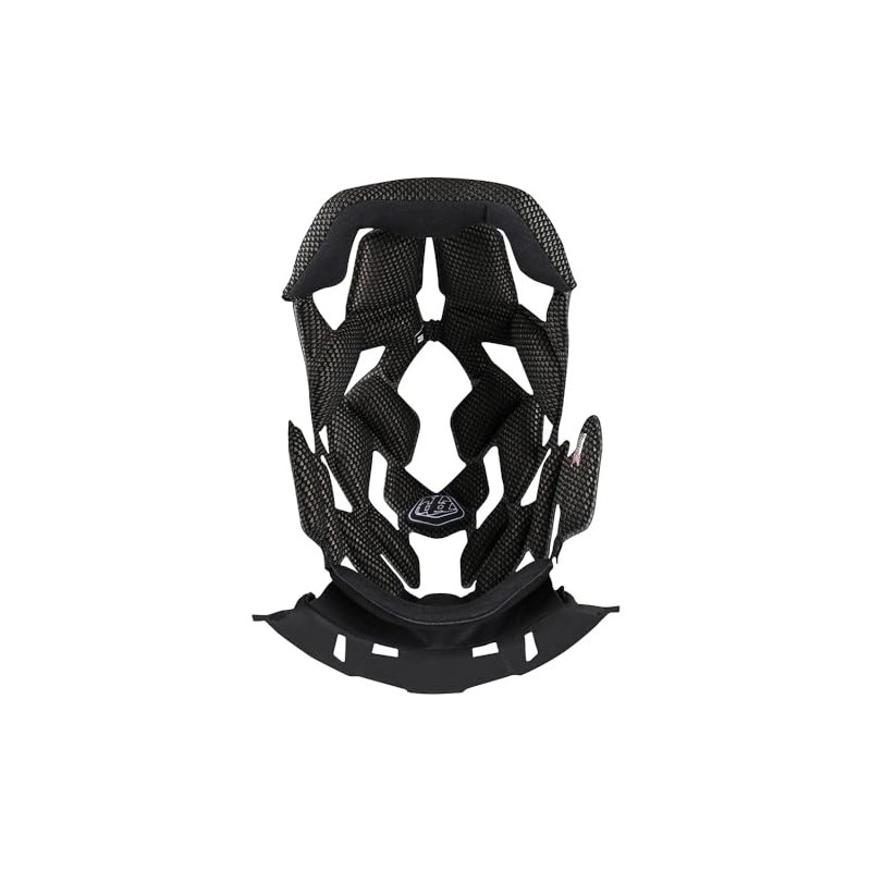 Troy Lee Designs D4 Poly Headliner; Solid Black 2X (63CM)