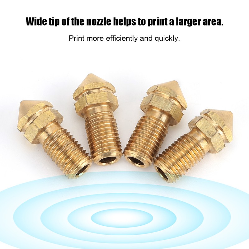 3D Printer Accessories UM3 Extruder Brass Nozzle 0.4mm for 3.0mm