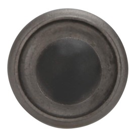 Set of 2 Antique Iron Door Stops - 3" Heavy Duty Door Stop - Rigid Door Stopper with Low Mounted Black Rubber Bumper Tips, Protect Wall & Door for Kitchen, Bedroom, Office, Easy Installation