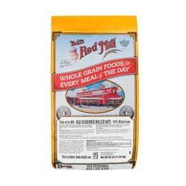 Bob's Red Mill Old Fashioned Rolled Oats - 25 Pound (Pack of 1), Non GMO, Whole Grain, Vegan, Kosher