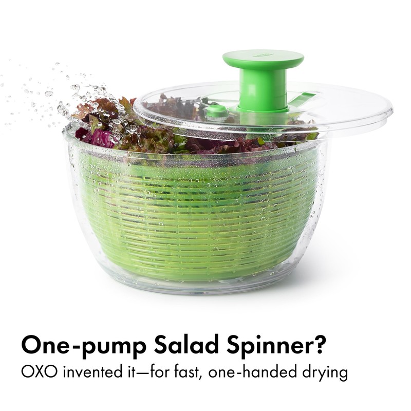 OXO Good Grips Salad Spinner - Large, Green Lettuce &
