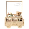fun-plus Baby Shower Crate Closet, Bus Shape Baby Shower Basket