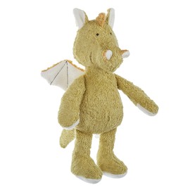 SIGIKID 39524 Cuddly Toy Dragon Green Girls and Boys Baby Toy Recommended from Birth Green