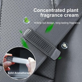 JFDH Car Neck Strap Adjuster Air Fresheners Scents Diffuser, Comfort Shoulder Neck Protector Strap Positioner Locking Clip Neck Strap Positioner for Adults Car Accessories (4 Pcs)