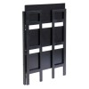 Black Terry Folding Bookcase & BookshelfSKU: 20896