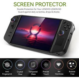 Unbranded (2 Pack) Lenovo Legion Go 8.8" Screen Cover Film Tempered Glass Screen Protector