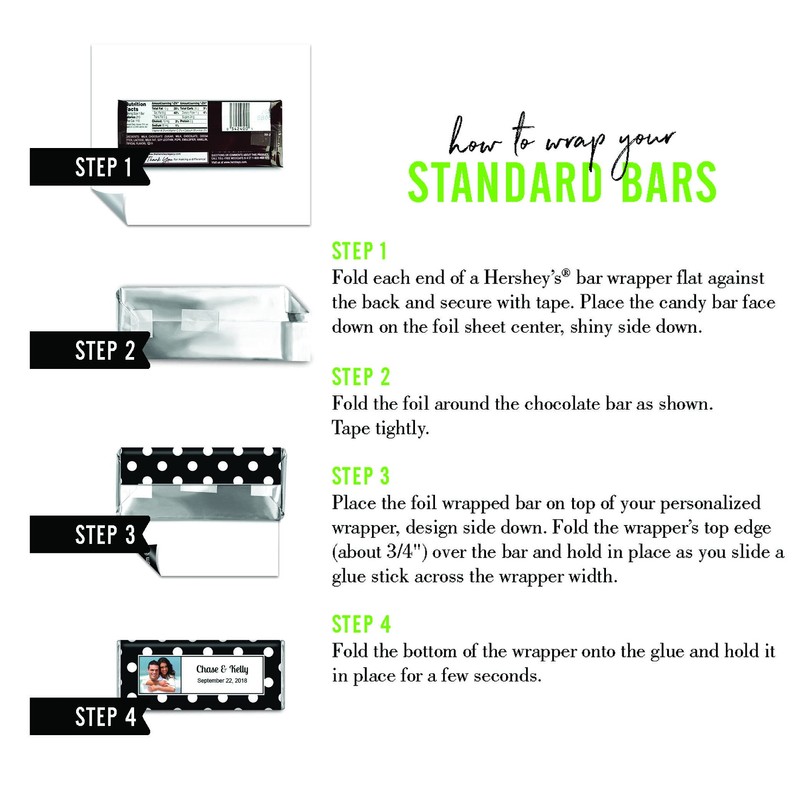 24ct 70th Birthday Party Favors Custom Wrappers for Chocolate Bars