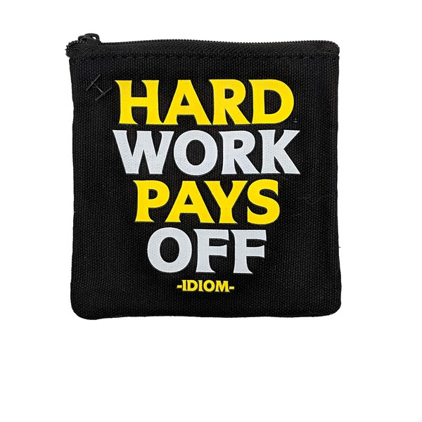 QUOTABLE CARDS Hard Work Pouch, 1 EA