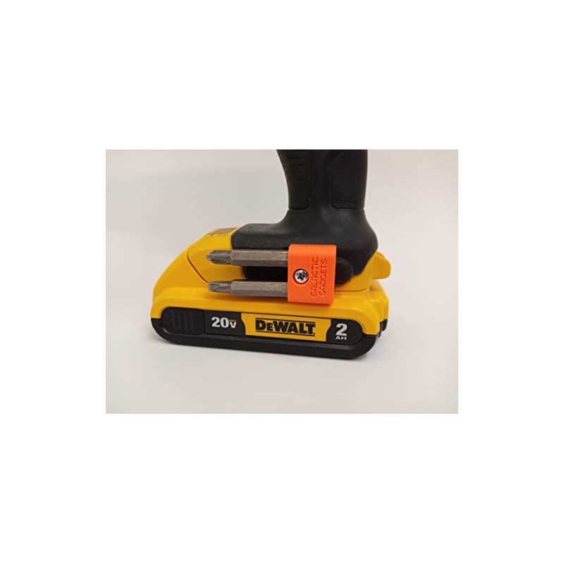 MAGNETIC Bit Holder for DEWALT 20V Drill/Driver, Side Mounted, Strong