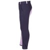 PFIFF Elisa - Pantaloni da Equitazione per Bambini, Blu (Blu/Lilla),