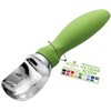 Spring Chef Ice Cream Scoop with Comfortable Handle, Professional Heavy