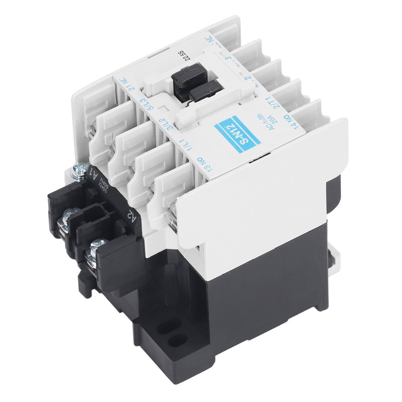 AC Contactor High Sensitivity Industrial Electric Magnetic 20A 3 Pole