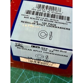 PFC 10pcs 7/8" Regular Split Lock Washer, Zinc Plated Steel (for 7/8 in. bolts)