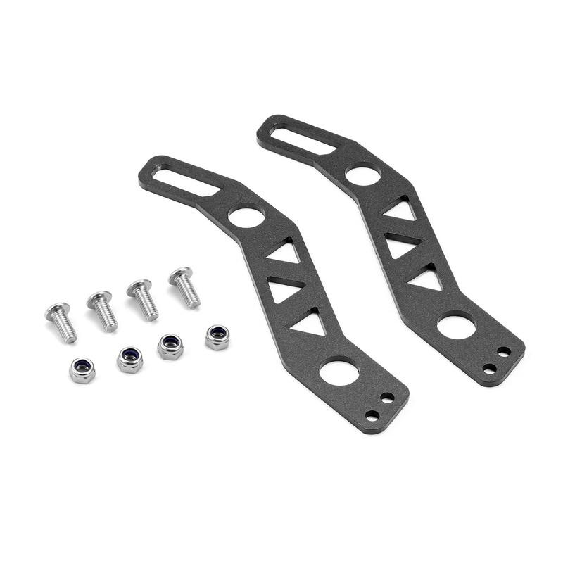 WSays Left & Right Door Handle Latches kit Anodized Black