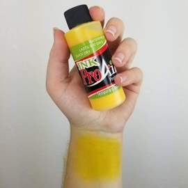Body Paint - ProAiir Temporary Tattoo Ink - 4.2 oz (120ml) Yellow