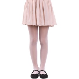 MANA MANA Girls Tights - Elegant and Comfortable for Any Occasion, School and Outfit - Versatile Thin Transparent Girls School Tights - Made in Italy, White