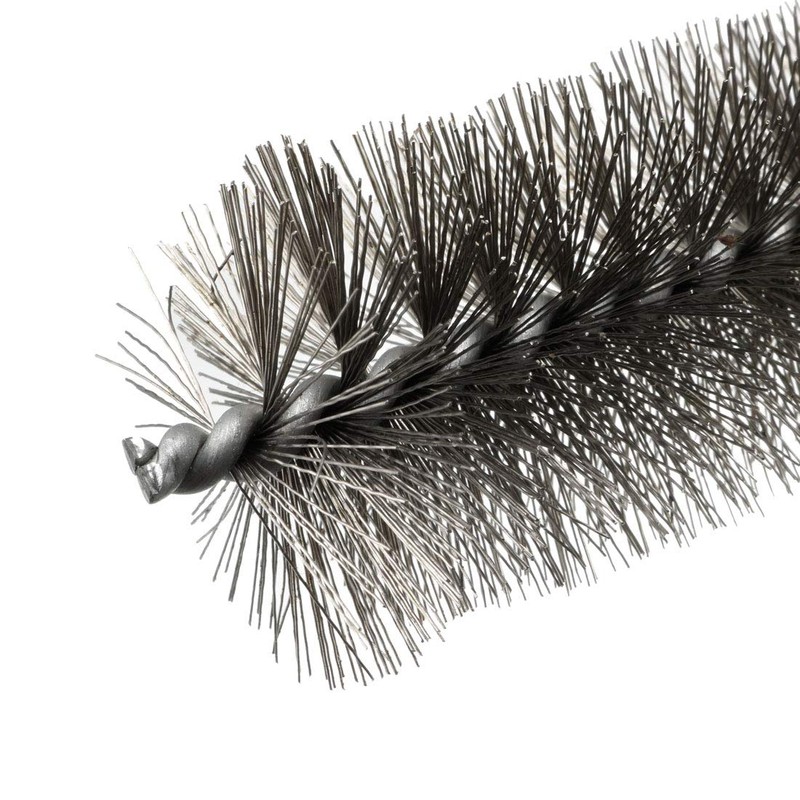 sourcing map Stainless Steel Wire Tube Cleaning Brush 30 mm