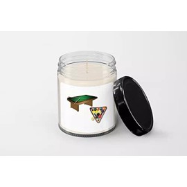 SpreadPassion Billiards Table Candle - Soy Wax Candle - Hand Poured Candle