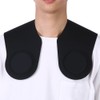 Short Length Hair Cutting Cape Waterproof Silicone Barber Hair Cape