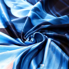 Violetpos Tapisserie Der Wandbehang Japanische Asiatische Chinesische Landschaft Bergbäume Home Decor Wandbehang Wandteppiche Wandkunst für Zimmer 148x200cm H/W