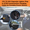 6.5FT XT60 Connector car Charger，for 757 Portable Power Station