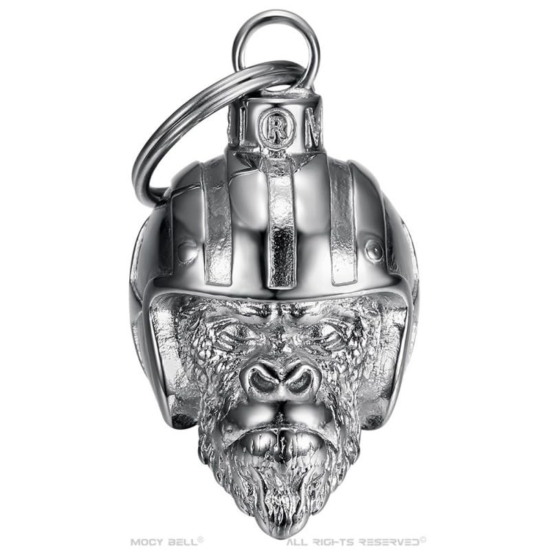 MOCY BELL - Clochette Moto Monkey Biker Porte-Bonheur MOCY BELL