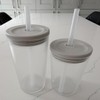 Ecoffee Cup Frio Reusable Cold Drink Cup with Straw –
