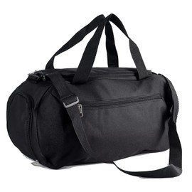 Xoxel Gym Duffle Bag for Men & Women - Lightweight, Waterproof with Shoe Compartment & Wet Pocket | Ideal for Travel, Sports, Airplanes | Black 24L