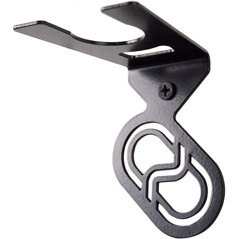 MEOLLO Baseball Bat Holder (100% Steel) (2 x Black)