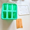 6-Cavities Silicone Popsicles Mold with 20 Sticks, Silicone Ice Pop
