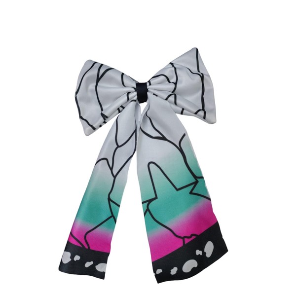Tensei No Chikara-Hair Bows Anime-Inspired Bold Geometric Design (Multicolor Gradient)