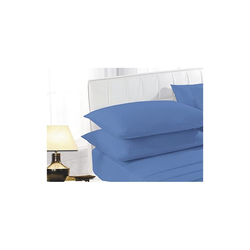 AIMANE® Percale Pair of Housewife Pillowcases 50 x 75 CM