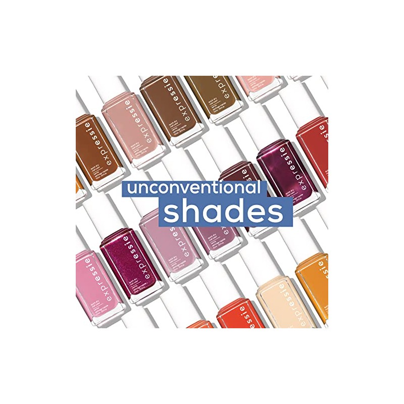 Essie Expressie Esmalte de uñas vegano de secado rápido, rojo