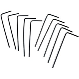ZDingTech 10pcs 0.035 Allen Wrench sets,0.035 inch Allen Wrench,0.035 Hex Key,0.035 Hex Wrench allen key Door Key L Shaped hex wrench set with Long Arm.Black